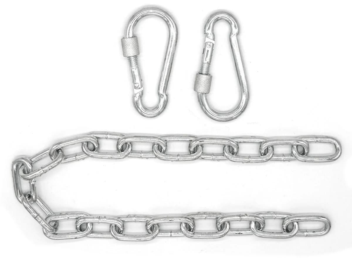 AMANKA Hängesessel Kette 66 cm mit Karabinern - 230 kg Schwerlast - Bild 2