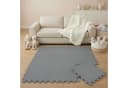 LittleTom Puzzlematte Grau 9-teilig Baby Spielmatte Bild 2