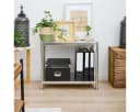 Edelstahl Regal 2 Ebenen 61x36x50 Schwerlastregal bis 60kg Metallregal Küche Bild 4