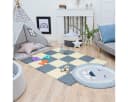 LittleTom Puzzlematte 18-tlg. Baby Spielmatte Grau Beige Bunt Bild 1