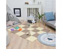 LittleTom Puzzlematte 18-tlg. Baby Spielmatte Braun Beige Bild 1