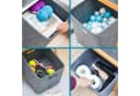 DuneDesign Aufbewahrungskorb 2er Set Anthrazit Grau Filz Bild 5