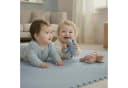LittleTom 9-tlg. Puzzlematte Grau/Blau EVA Schaumstoff Krabbelmatte Bild 3