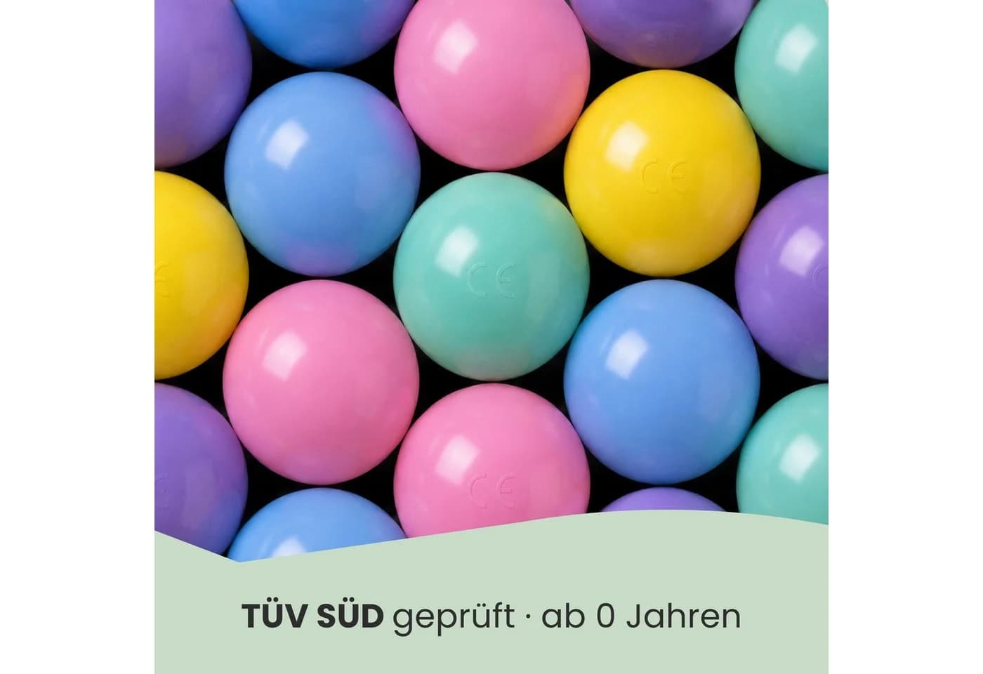 LittleTom Bällebad-Bälle Baby 100-Stück Bunt