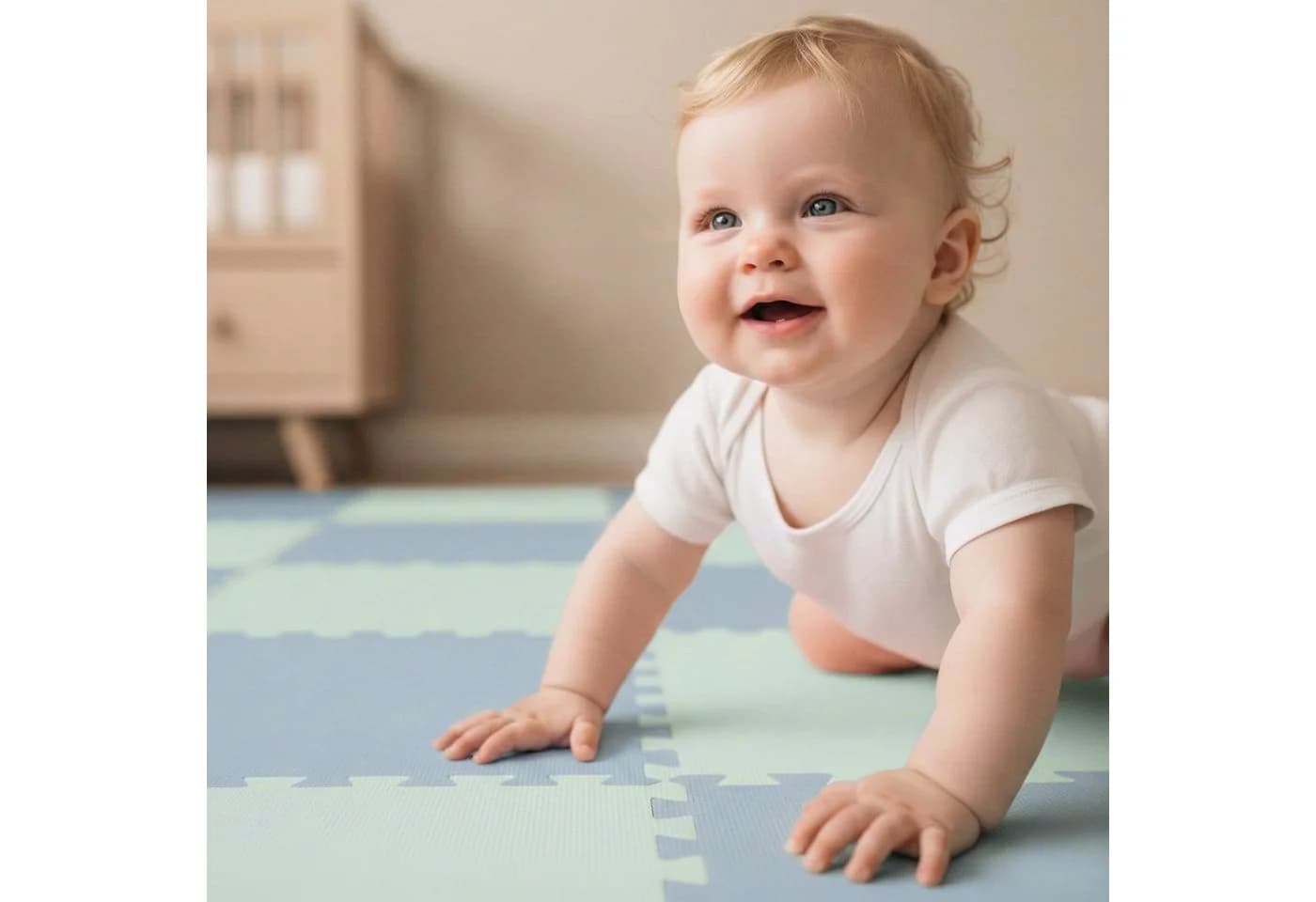 LittleTom Puzzlematte 18-tlg Baby Spielmatte Bunt - Bild 3