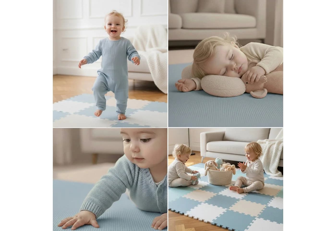 LittleTom Puzzlematte 36-teilig EVA Schaumstoff Baby Spielmatte - Bild 5