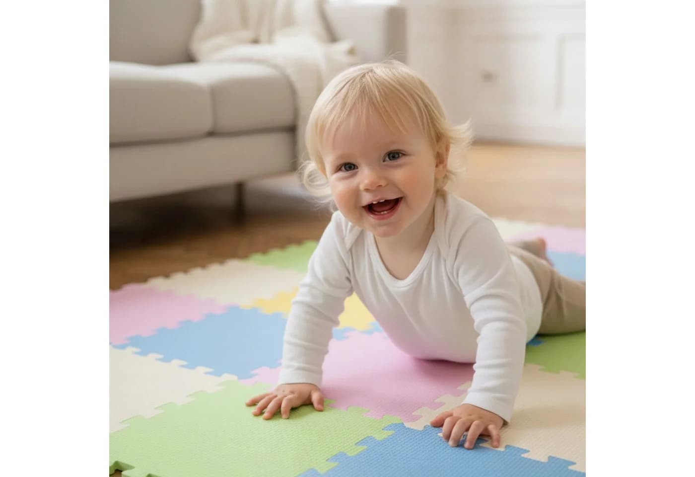 LittleTom Puzzlematte 18-teilig EVA Schaumstoff Krabbelmatte