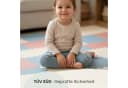 LittleTom Puzzlematte 27-tlg. Grau Blau Beige Rosa EVA Krabbelmatte Bild 1