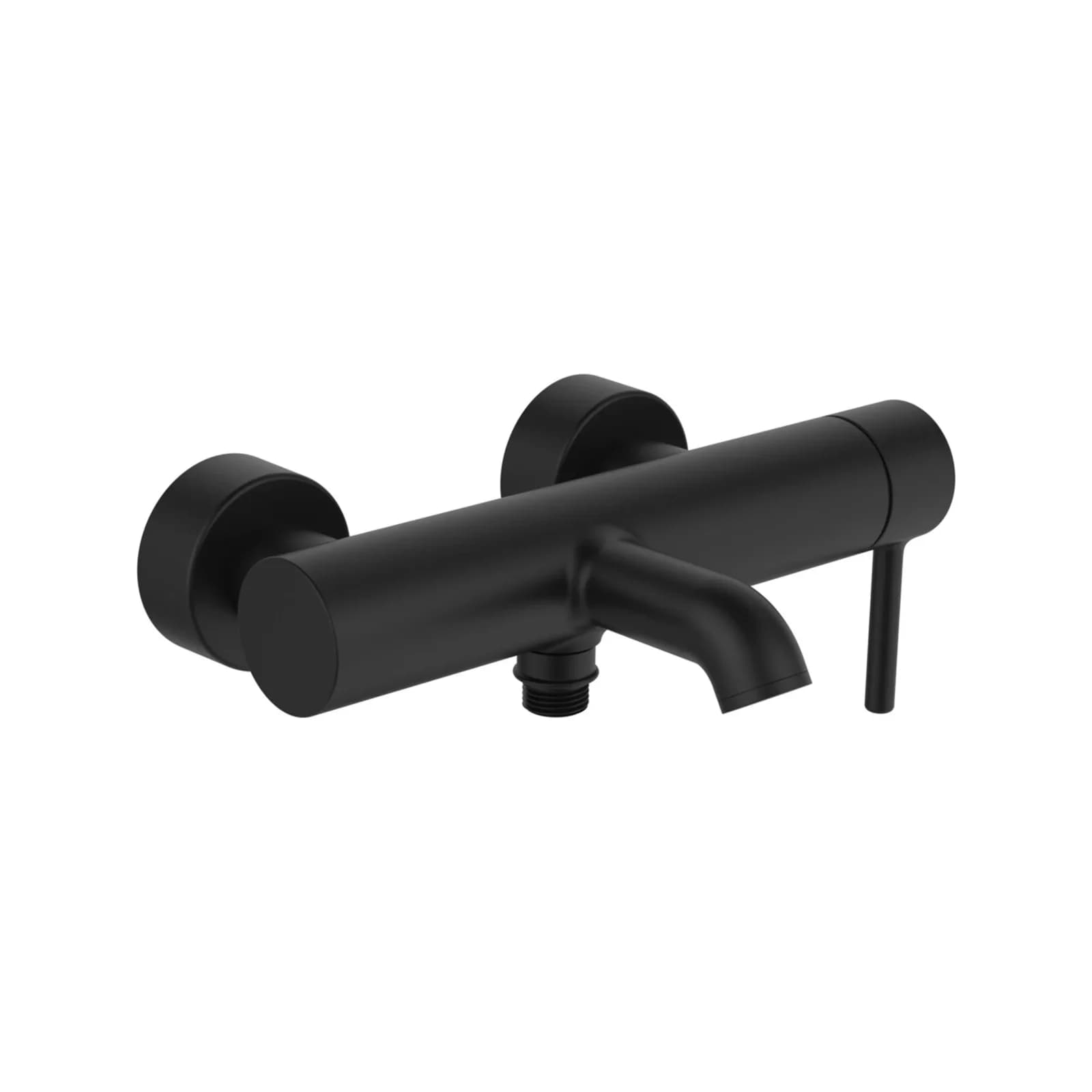 Hansa Vantis Wannenarmatur Schwarz Matt