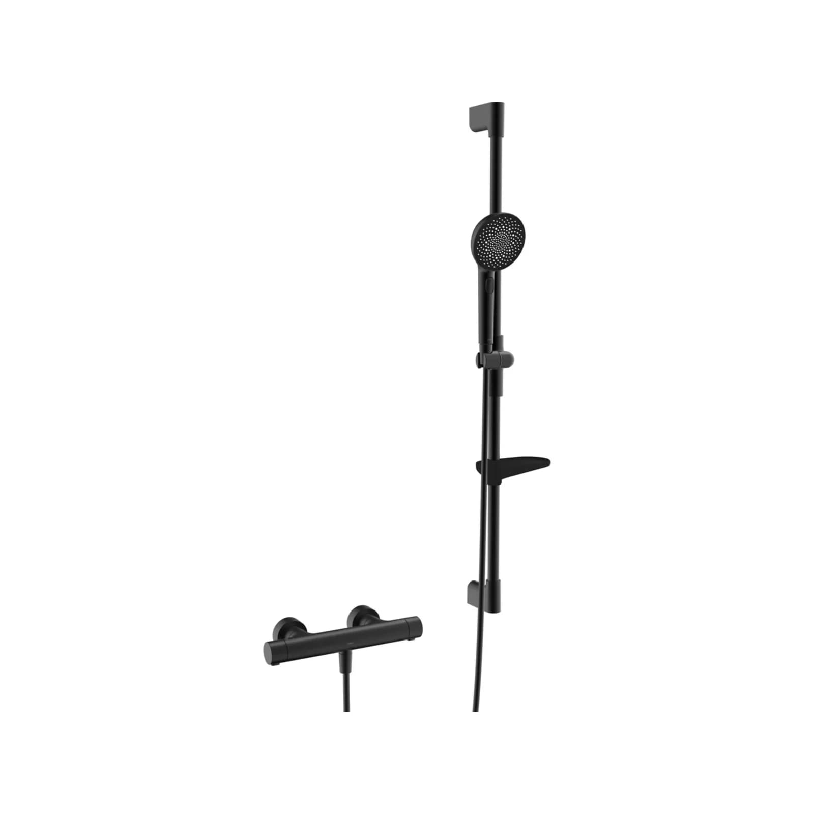 Hansa HANSAPRISMA Duschsystem 970 mm Schwarz Matt
