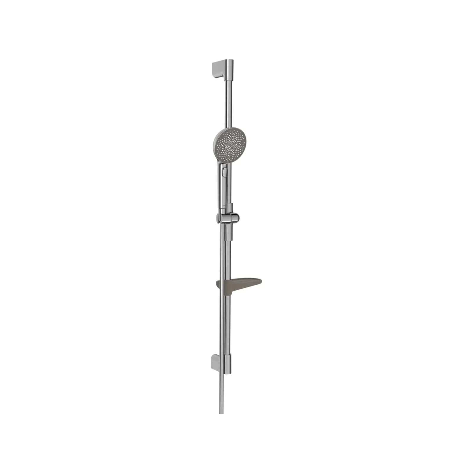 Hansa AURELIA Duschgarnitur 4715013080 Wandmontage 970mm kürzbar Stahl gebürstet