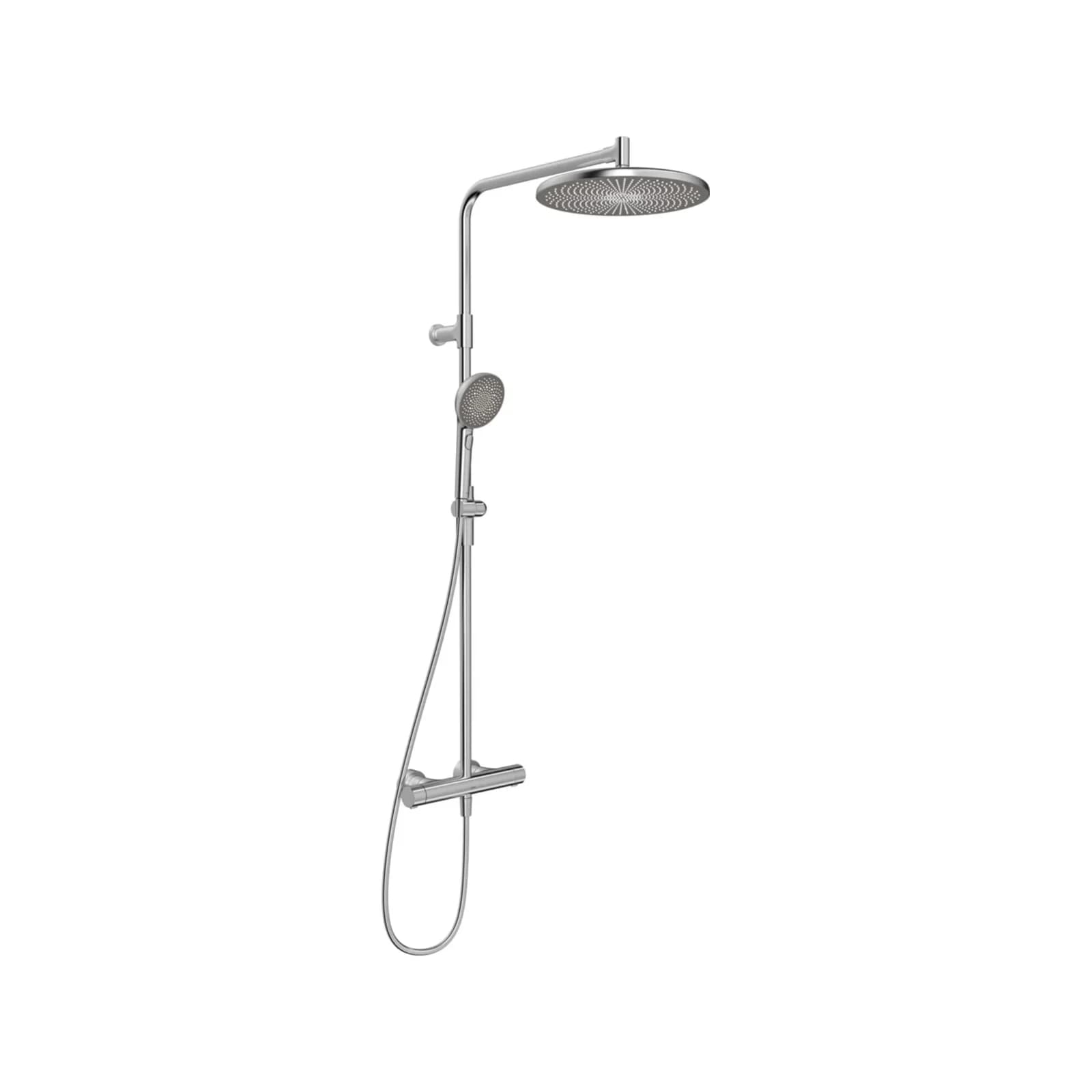 Hansa AURELIA Duschsystem mit Thermostat 4719910380 Regendusche Wandmontage 3 Strahlarten