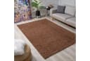 Sanat Hochflor-Teppich LOCA Dunkelbraun Langflor Shaggy Bild 2