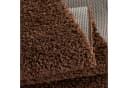 Sanat Hochflor-Teppich LOCA Dunkelbraun Langflor Shaggy Bild 4