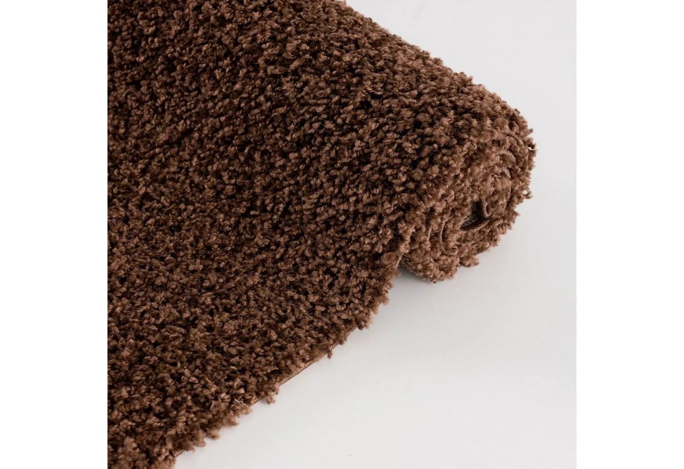 Sanat Hochflor-Teppich LOCA Dunkelbraun Langflor Shaggy - Bild 5