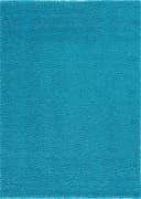 SANAT Hochflor-Teppich LOCA Shaggy aquablau 60x110cm Bild 3