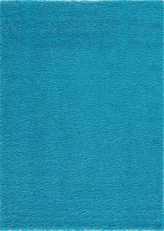 SANAT Hochflor-Teppich LOCA Shaggy aquablau 60x110cm - Bild 3
