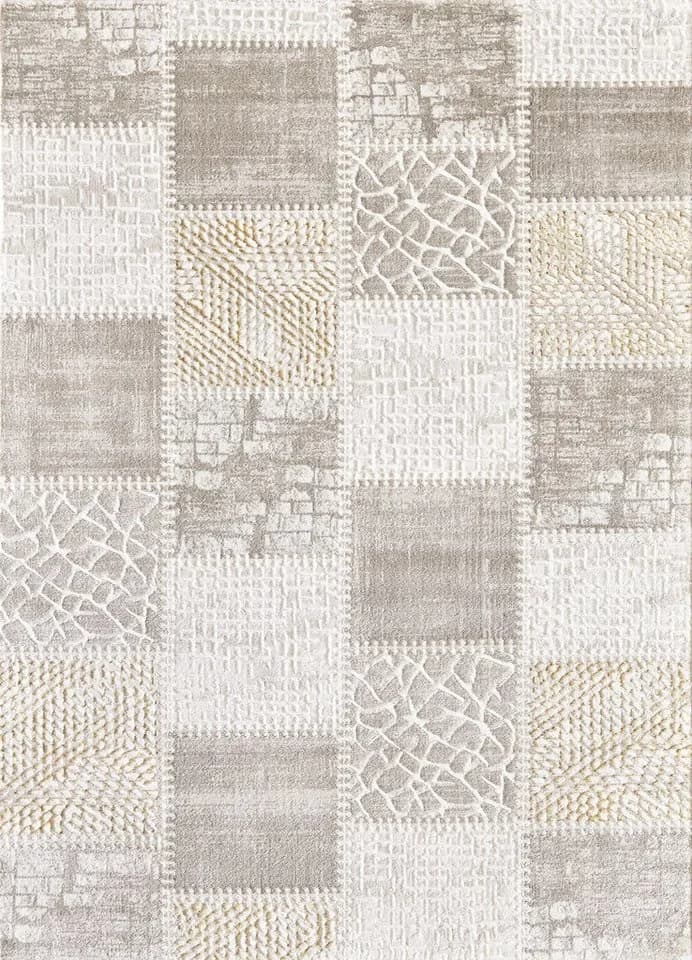 SANAT Harmony 3202 Teppich Beige Kurzflor Vintage-Look