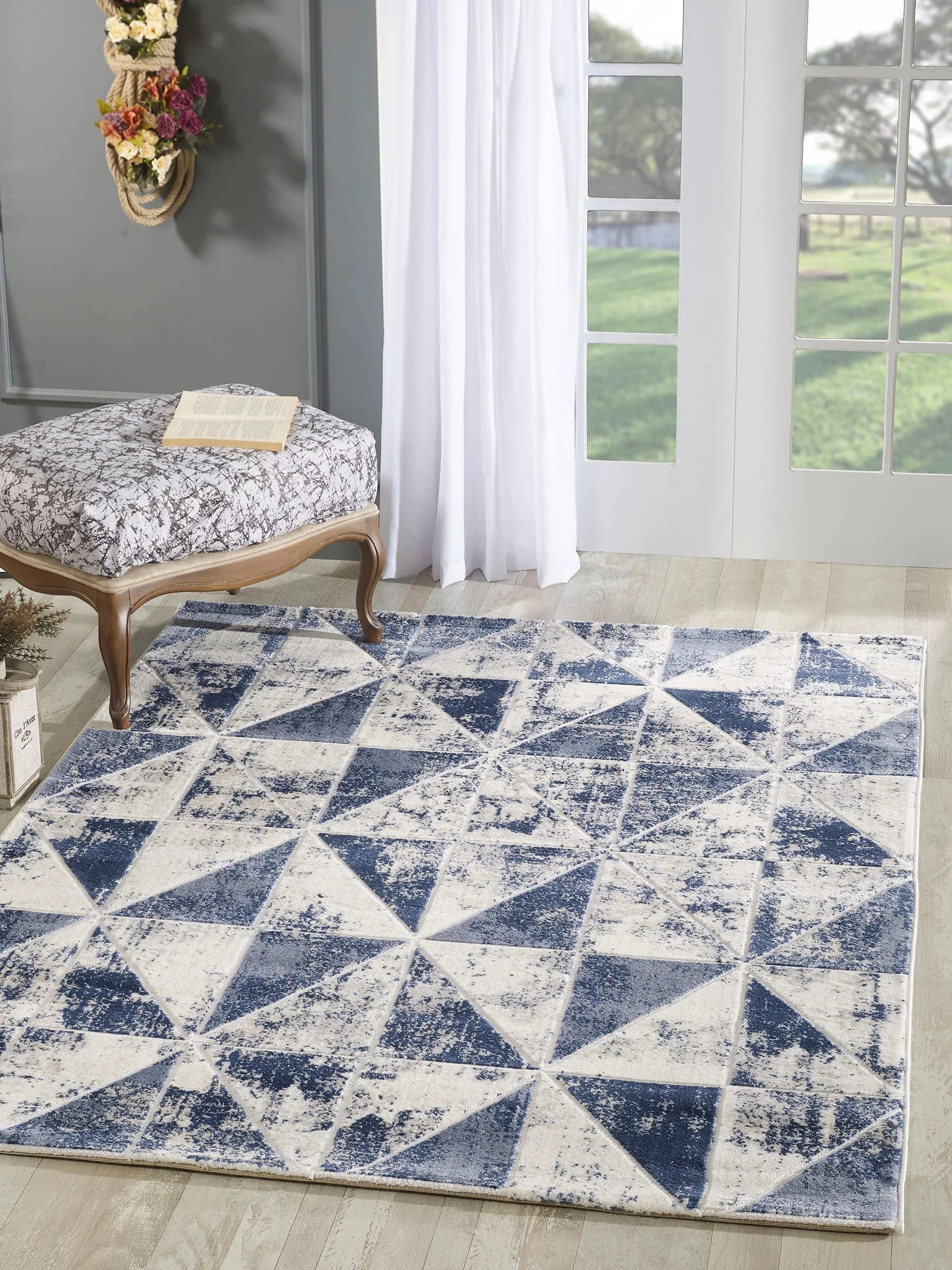 Teppich SANAT Harmony 3212 Blau Vintage Design