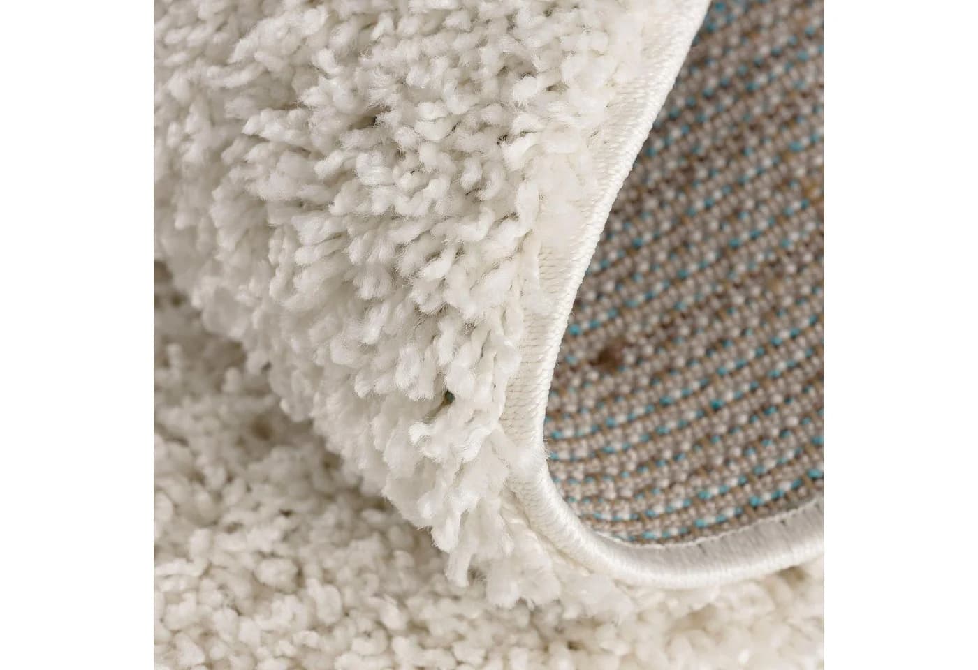Sanat Hochflor-Teppich Loca Creme 200 cm Kunstfaser