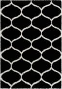 SANAT Hochflor-Teppich Madrid Schwarz Kunstfaser Bild 1