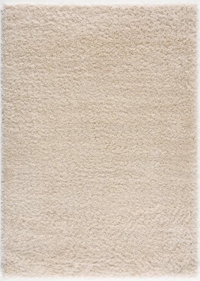 SANAT Porto Hochflor-Teppich Beige Creme Kunstfaser - Bild 1