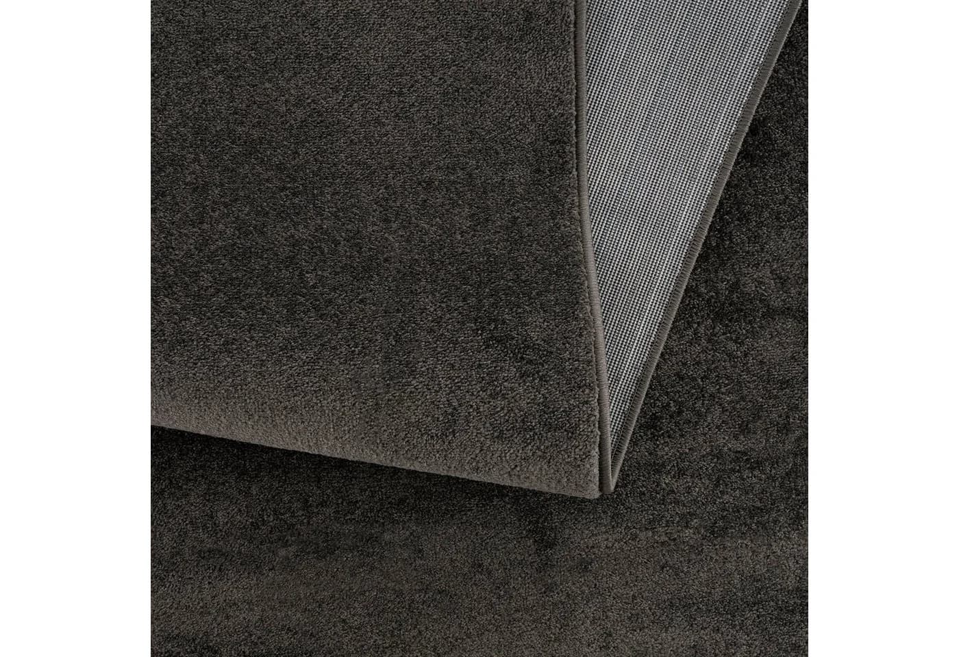 Sanat Teppich UNI Dunkelgrau 160x230 cm Kunstfaser Modern - Bild 5