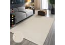 Sanat Teppich UNI Kurzflorteppich Beige Bild 2