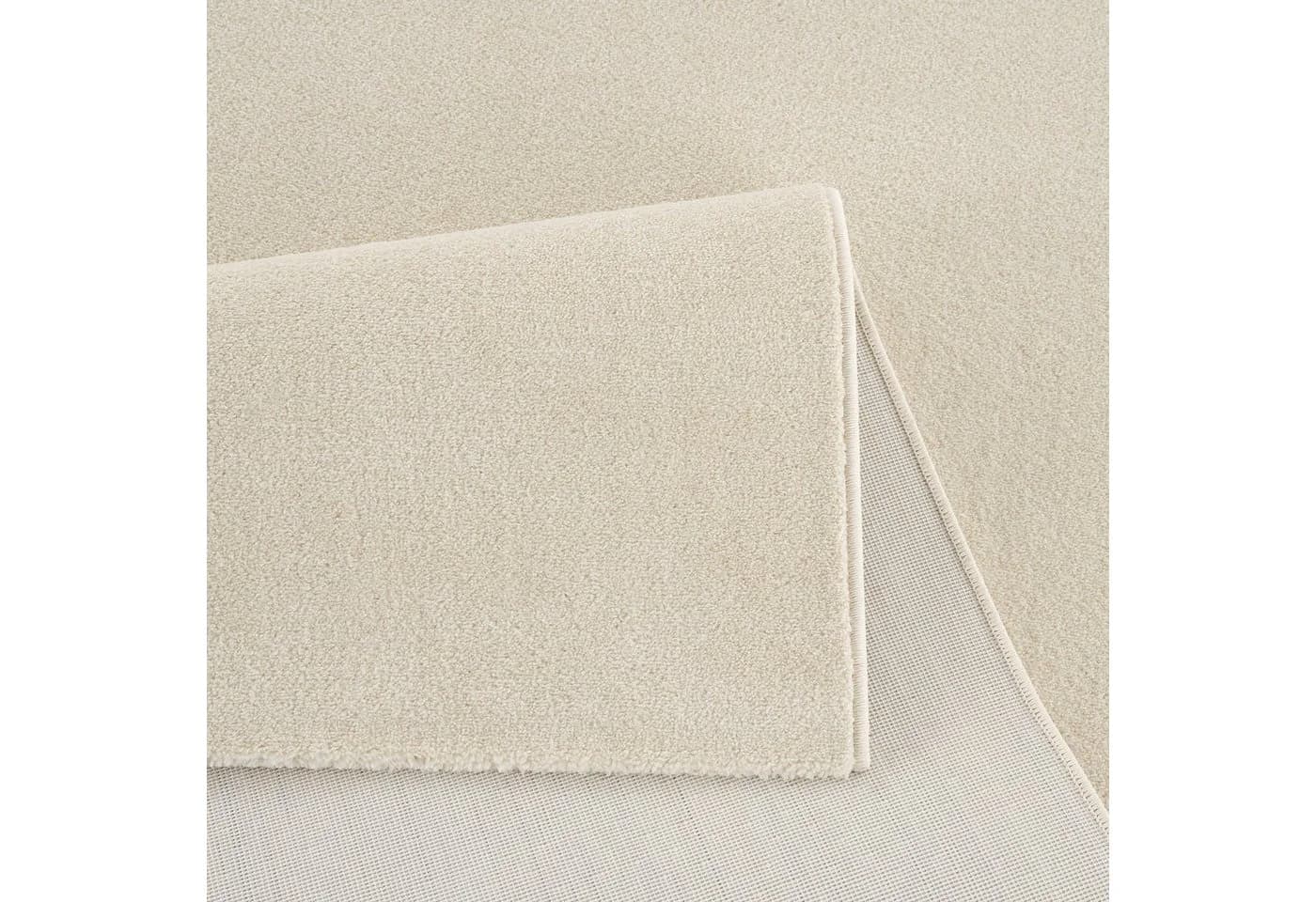 Sanat Teppich UNI Kurzflorteppich Beige - Bild 3