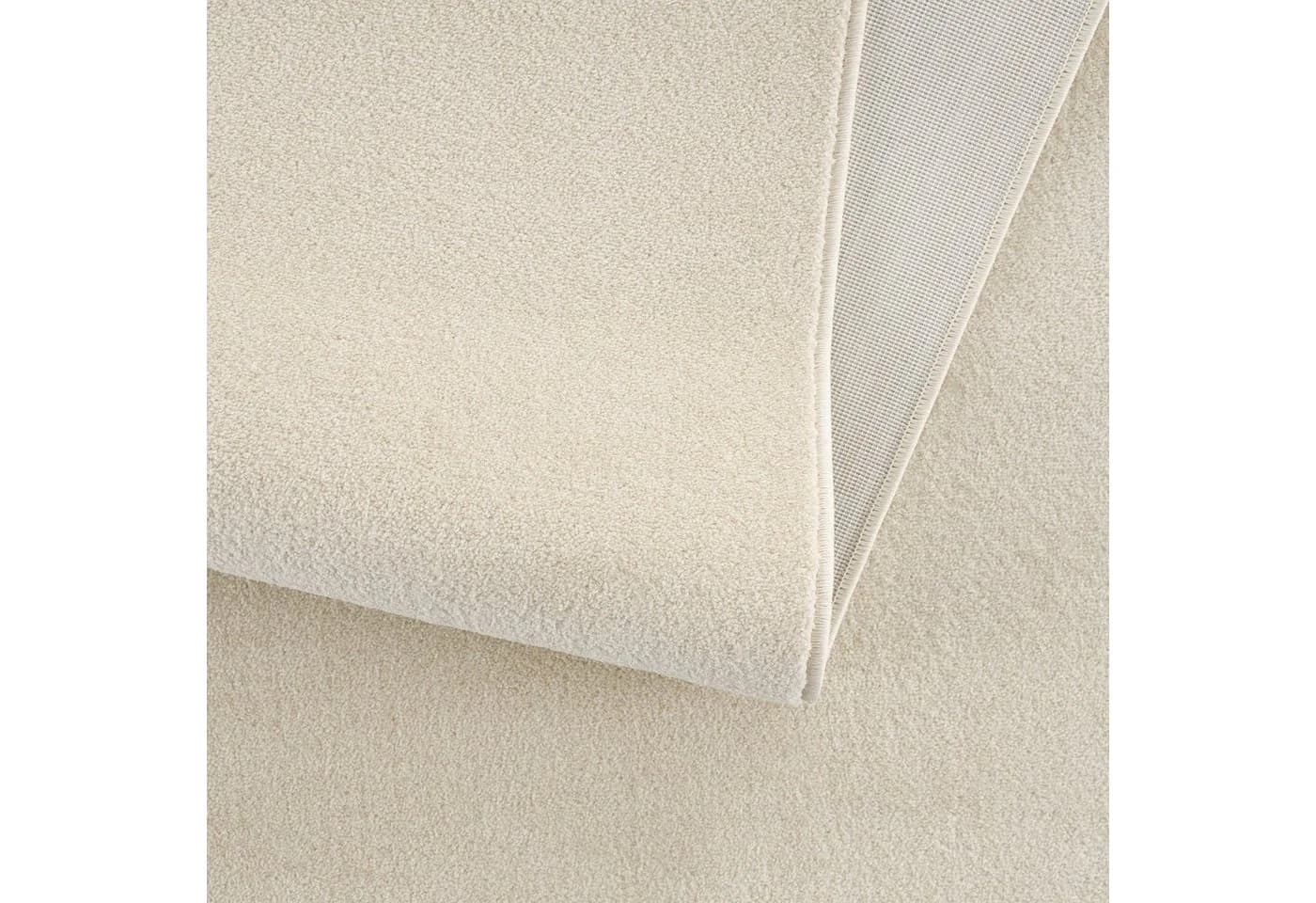 Sanat Teppich UNI Kurzflorteppich Beige - Bild 5