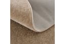 SANAT Teppich Uni Beige Rund 80cm Kunstfaser Bild 3