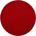 Teppich SANAT Uni Rot 120cm Kurzflor Bild 1
