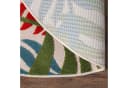 SANAT Floral Outdoor Teppich Bunt Rund 120cm Bild 4