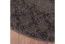 SANAT Luxus Teppich Grau Rund Hochflor 120cm Bild 4