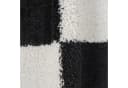 SANAT Hochflor-Teppich Milano 1250 Schwarz Rund Bild 5