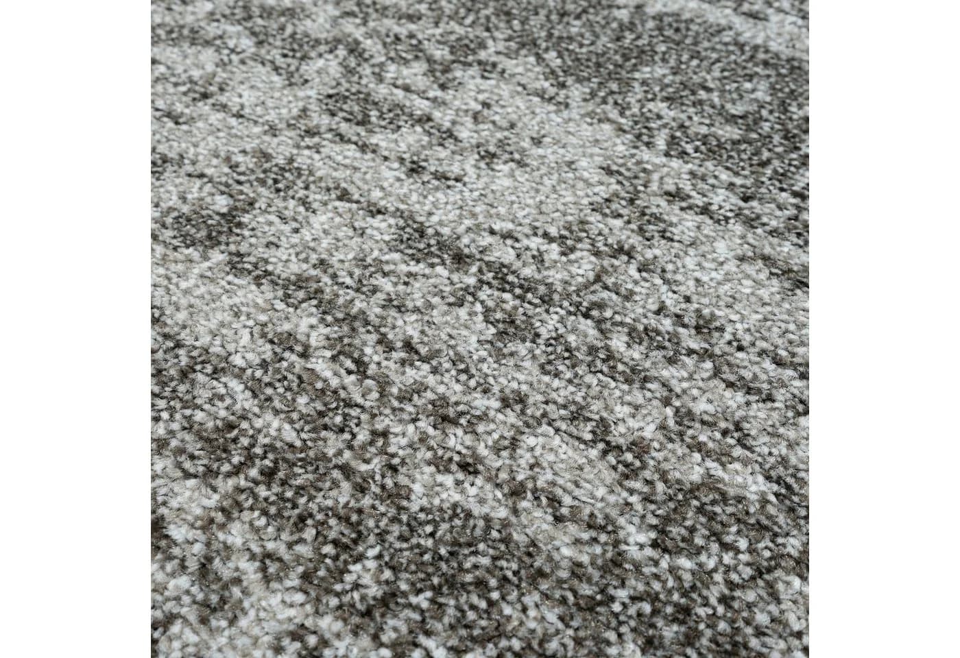 Teppich SANAT Oslo Grau Rund Kurzflor Fußbodenheizung - Bild 5