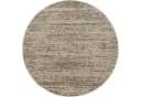 Teppich SANAT Oslo Beige Rund 150cm Retro Kurzflor Bild 1