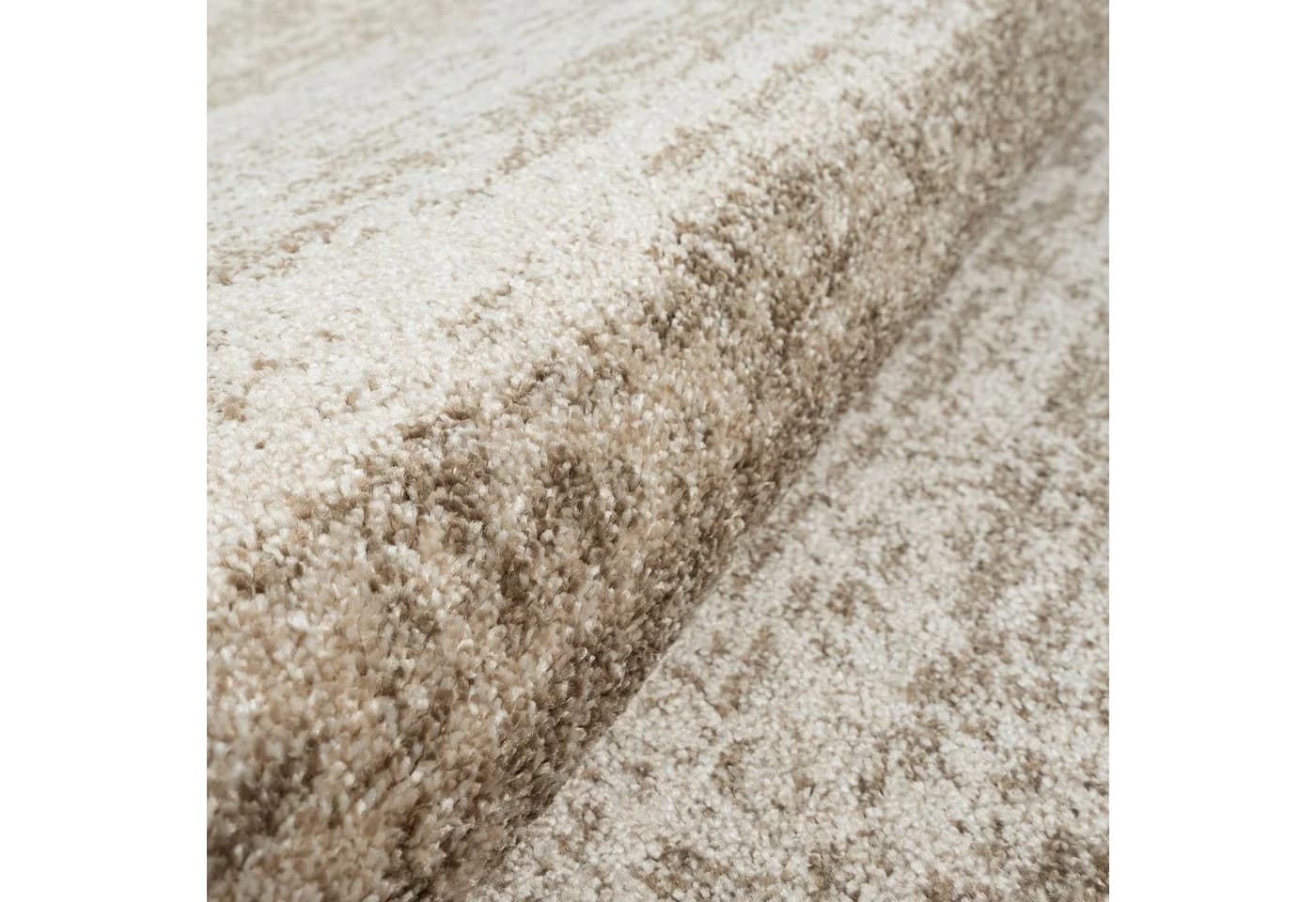 Teppich SANAT Oslo Beige Rund 150cm Retro Kurzflor - Bild 4