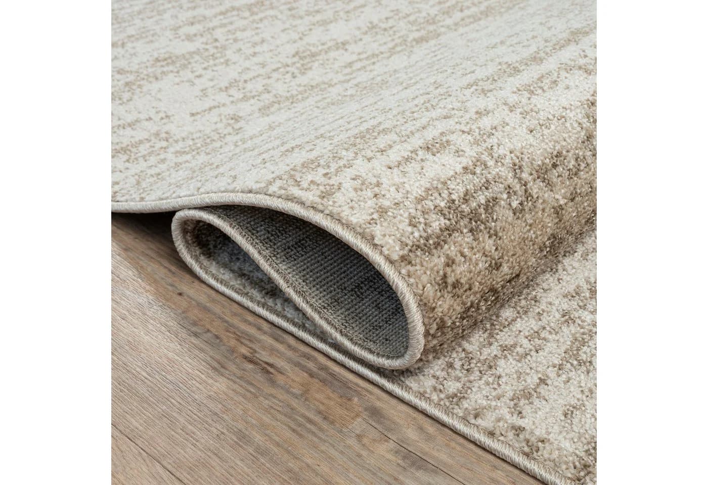 SANAT Oslo Teppich Beige Retro Meliert Kurzflor - Bild 5