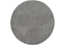 SANAT Teppich Berlin Rund Anthrazit In- und Outdoor Bild 1