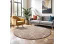 Teppich SANAT "Trellis" Beige Kurzflor Skandi Boho Bild 1