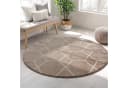 Teppich SANAT "Trellis" Beige Kurzflor Skandi Boho Bild 2