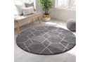 Teppich SANAT Trellis Grau Kurzflor Bild 2