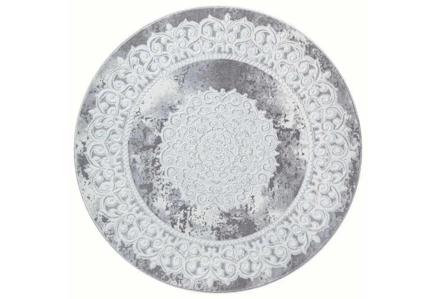 SANAT Teppich Harmony 3205 Hellgrau Kunstfaser