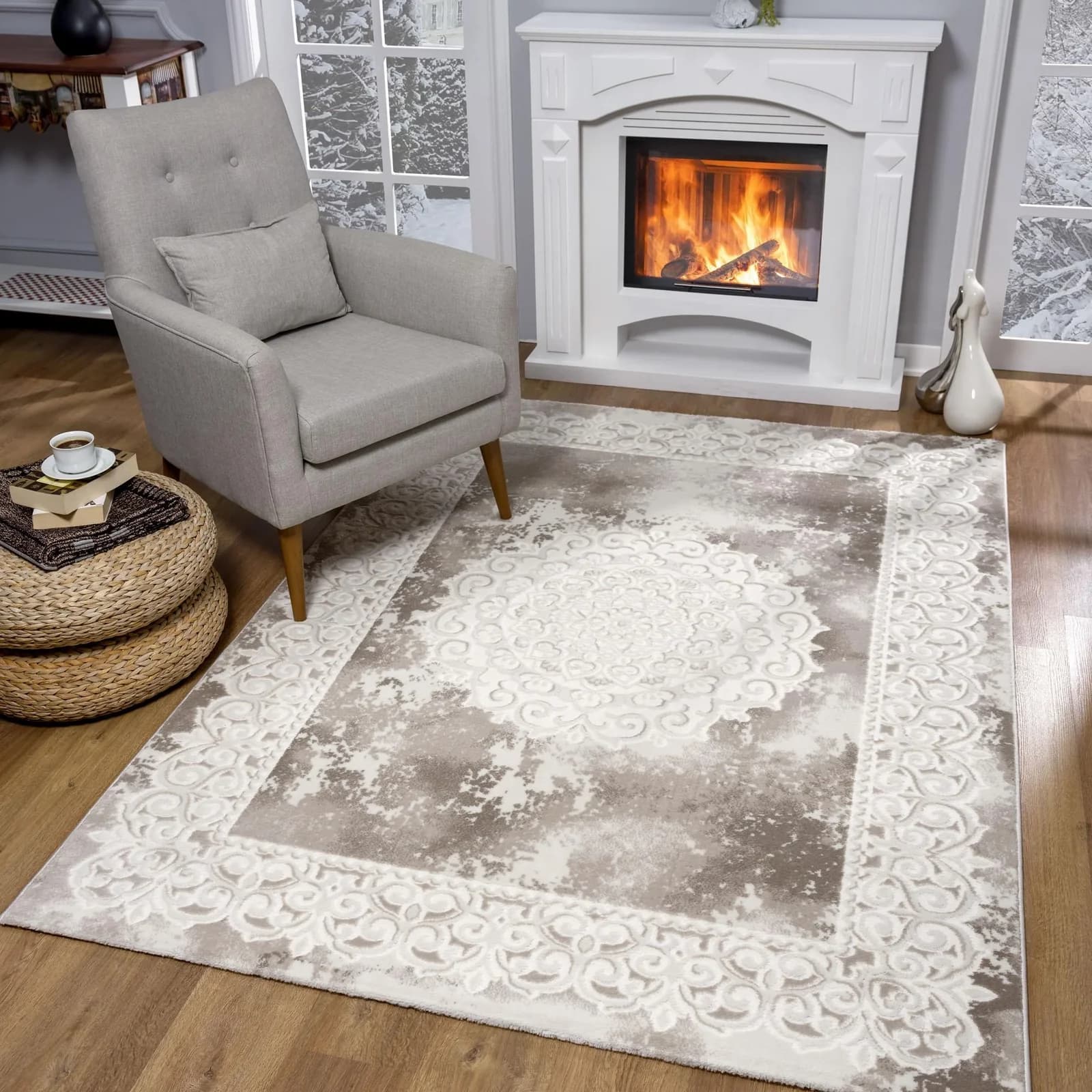 SANAT Teppich Harmony 3205 Beige Orientalisch Vintage