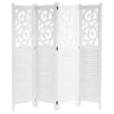 MCW Paravent Izmir Raumtrenner Paulowniaholz Bild 1