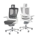 Bürostuhl MERRYFAIR Adelaide Schwarz-Grau Ergonomischer Drehstuhl Bild 1