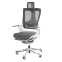 Bürostuhl MERRYFAIR Adelaide Schwarz-Grau Ergonomischer Drehstuhl Bild 2