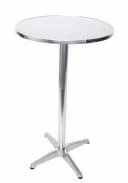 MCW Alu-Stehtisch Bistrotisch Höhenverstellbar Silber Bild 2