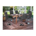 MCW 6er-Set Esszimmerstuhl MCW-C41 hellgrau Stoff Drehbar Bild 1